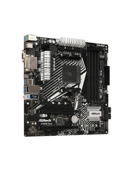 Asrock A320M Pro4 R2.0 AMD Promontory A320 Zócalo AM4 micro ATX
