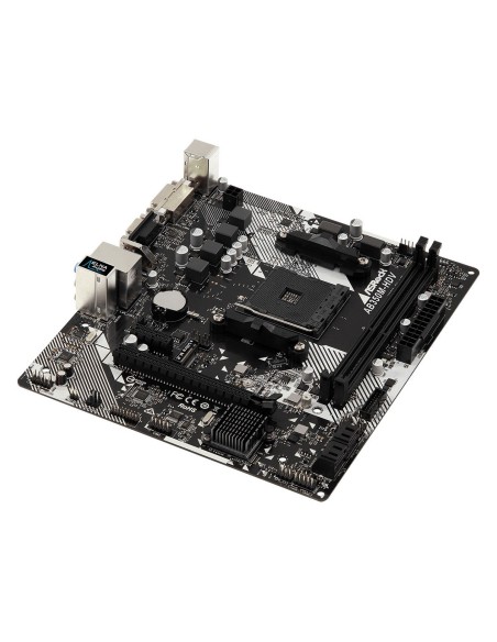 Asrock AB350M-HDV R4.0 AMD Promontory B350 Zócalo AM4 micro ATX