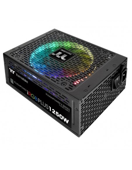 Thermaltake Toughpower iRGB PLUS 1250W Titanium unidad de fuente de alimentación 24-pin ATX ATX Negro