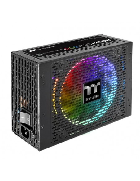 Thermaltake Toughpower iRGB PLUS 1250W Titanium unidad de fuente de alimentación 24-pin ATX ATX Negro