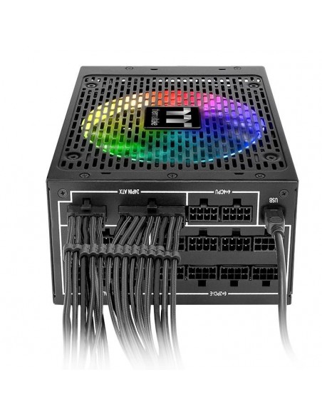 Thermaltake Toughpower iRGB PLUS 1250W Titanium unidad de fuente de alimentación 24-pin ATX ATX Negro