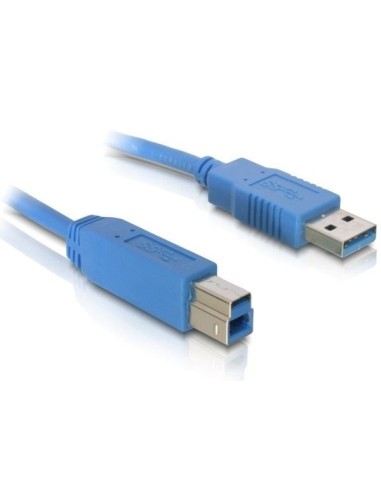 DeLOCK Cable USB3.0 A-B male male 5m cable USB USB A USB B Azul
