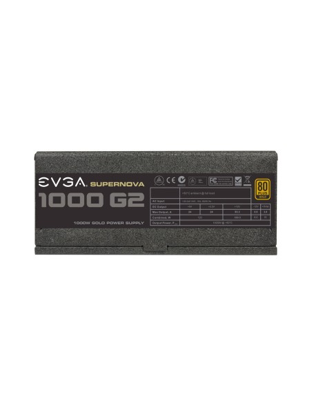 EVGA SuperNOVA 1000 G2 unidad de fuente de alimentación 1000 W 20+4 pin ATX ATX Negro