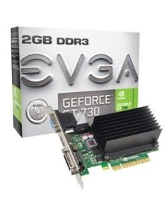 EVGA 02G-P3-1733-KR tarjeta gráfica NVIDIA GeForce GT 730 2 GB GDDR3