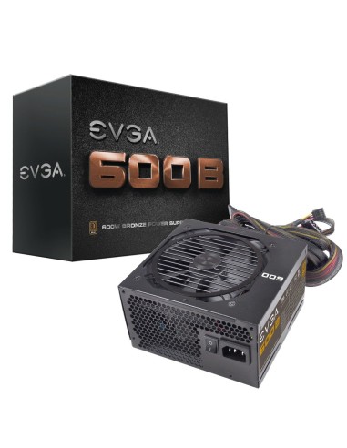 EVGA 600B unidad de fuente de alimentación 600 W 24-pin ATX ATX Negro