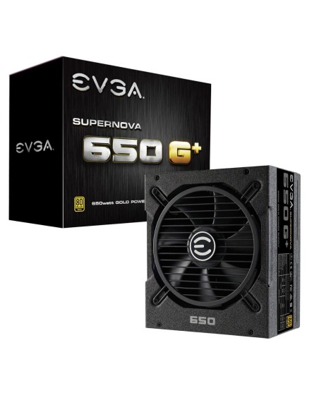 EVGA SuperNOVA 650 G1+ unidad de fuente de alimentación 650 W 24-pin ATX ATX Negro