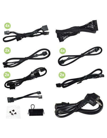 EVGA SuperNOVA 1000 G+ unidad de fuente de alimentación 1000 W 20+4 pin ATX ATX Negro