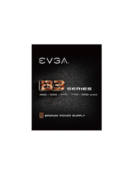 EVGA 750 B3 unidad de fuente de alimentación 750 W 24-pin ATX ATX Gris
