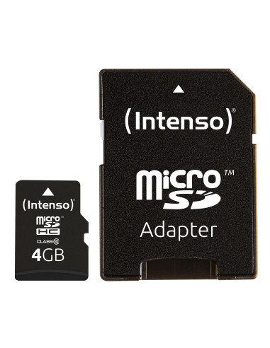 Intenso 4GB MicroSDHC memoria flash Clase 10