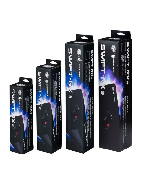 Cooler Master Gaming Swift-RX Alfombrilla de ratón para juegos Negro