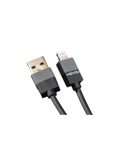 Moyou 61000 cable de conector Lightning 1 m Negro