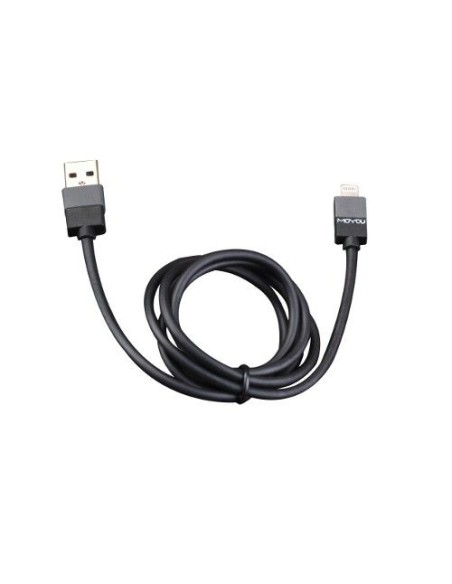Moyou 61000 cable de conector Lightning 1 m Negro