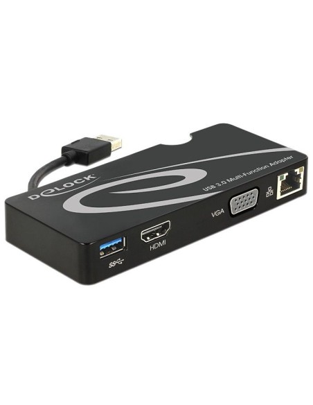 DeLOCK 62461 Adaptador gráfico USB Negro