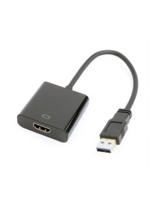 Gembird A-USB3-HDMI-02 cable gender changer USB Negro