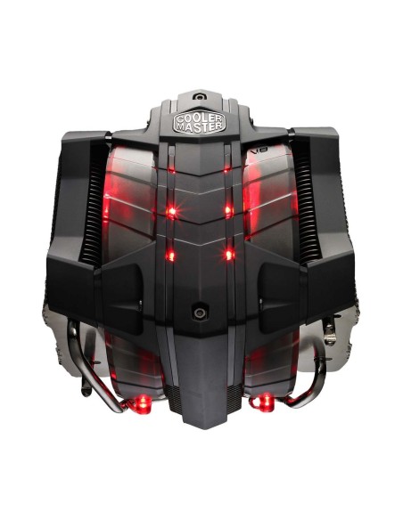 Cooler Master V8 Ver.2 Procesador Enfriador 14 cm Negro, Rojo