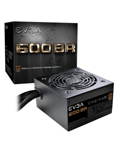 EVGA 600 BR unidad de fuente de alimentación 600 W 24-pin ATX ATX Negro