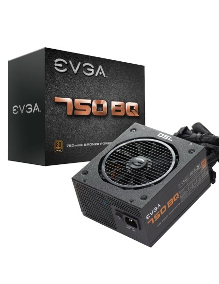 EVGA 110-BQ-0750-V2 unidad de fuente de alimentación 750 W 24-pin ATX ATX Negro