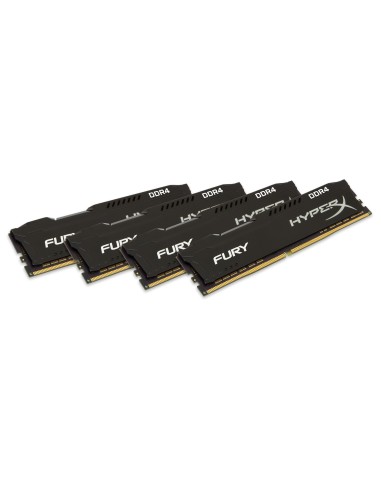 HyperX FURY Memory Black 32GB DDR4 2133MHz Kit módulo de memoria 4 x 8 GB