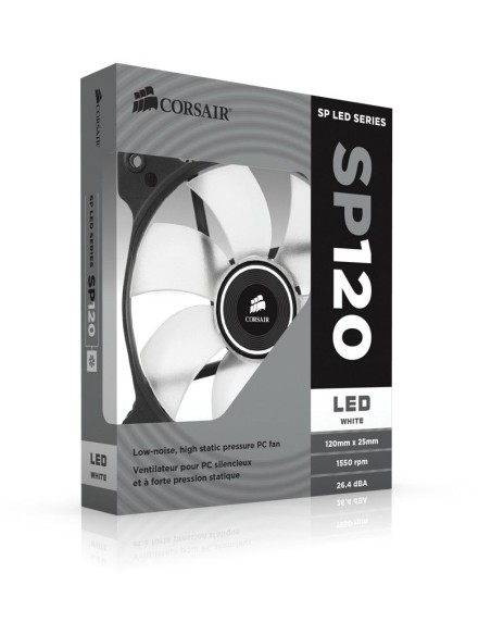 Corsair Air SP120 LED Carcasa del ordenador Ventilador 12 cm Negro
