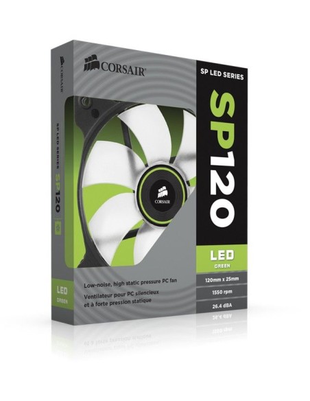 Corsair Air SP120 LED Carcasa del ordenador Ventilador 12 cm Negro