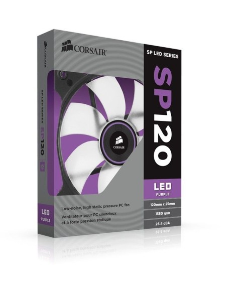 Corsair Air SP120 LED Carcasa del ordenador Ventilador 12 cm Negro