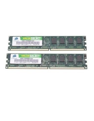 Corsair 2GB DDR2 SDRAM DIMMs módulo de memoria 667 MHz