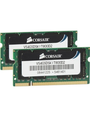 Corsair 4GB DDR2-800 módulo de memoria 2 x 2 GB 800 MHz