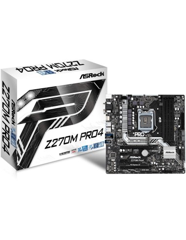 Asrock Z270M Pro4 Intel® Z270 LGA 1151 (Zócalo H4) micro ATX