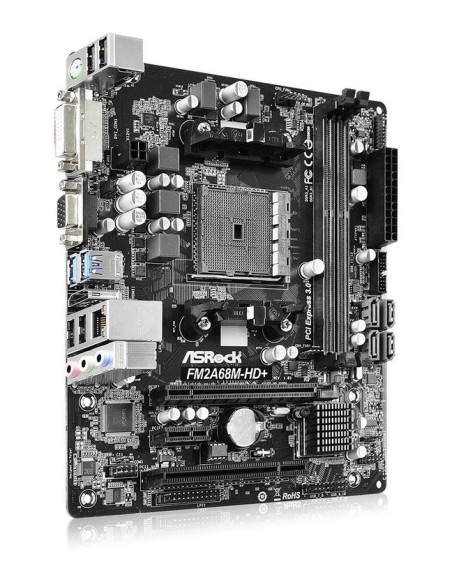 Asrock FM2A68M-HD+ placa base AMD A68H Socket FM2+ micro ATX
