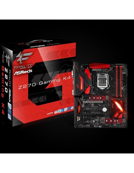 Asrock Fatal1ty Z270 Gaming K4 Intel® Z270 LGA 1151 (Zócalo H4) ATX