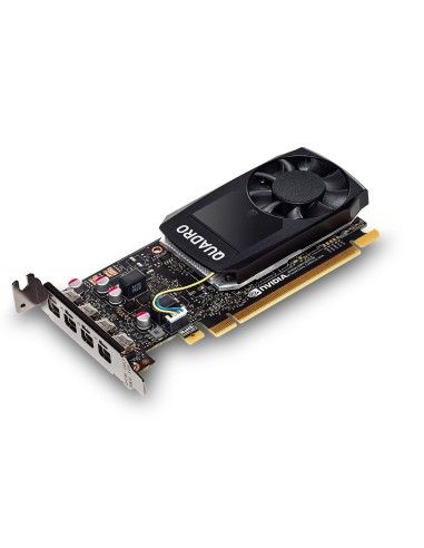 PNY VCQP1000DVI-PB tarjeta gráfica NVIDIA Quadro P1000 4 GB GDDR5