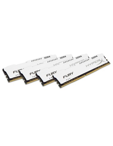 HyperX FURY Memory White 64GB DDR4 2133MHz Kit módulo de memoria 4 x 16 GB