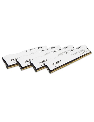 HyperX FURY Memory White 32GB DDR4 2133MHz Kit módulo de memoria 4 x 8 GB