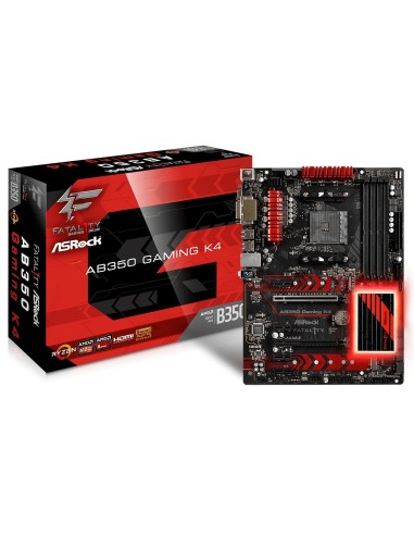 Asrock Fatal1ty AB350 Gaming K4 AMD B350 Zócalo AM4 ATX