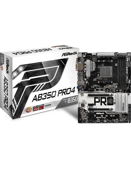 Asrock AB350 Pro4 AMD B350 Zócalo AM4 ATX
