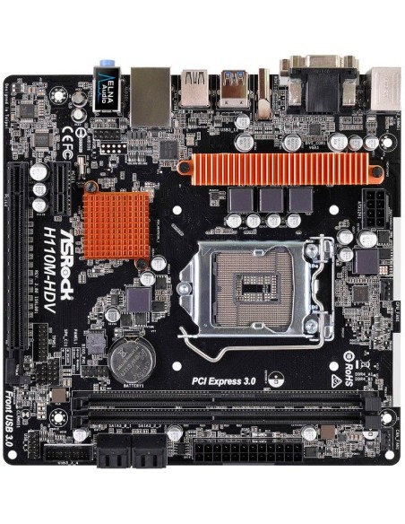 Hdv H110 1151 Asrock H110M-HDV Intel® H110 LGA 1151 (Zócalo H4