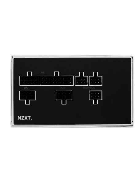 NZXT HALE 82 v2 unidad de fuente de alimentación 550 W 20+4 pin ATX ATX Negro, Blanco