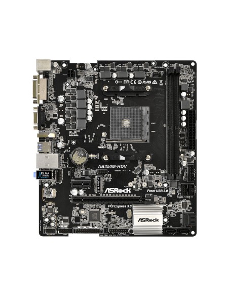Asrock AB350M-HDV AMD B350 Zócalo AM4 micro ATX