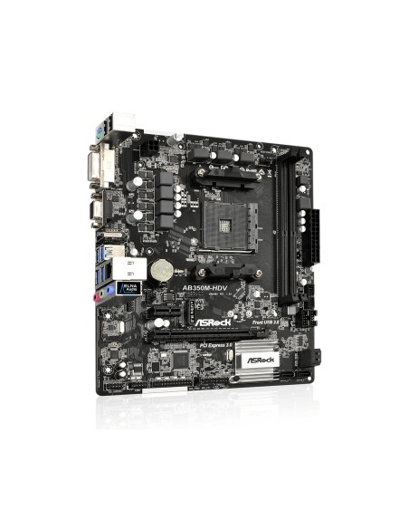 Asrock AB350M-HDV AMD B350 Zócalo AM4 micro ATX