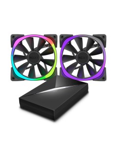 NZXT Aer RGB & HUE+ Carcasa del ordenador Ventilador 12 cm Negro