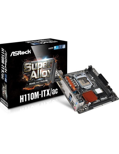 Asrock H110M-ITX ac Intel® H110 LGA 1151 (Zócalo H4) mini ITX