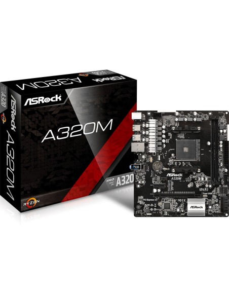 Asrock A320M AMD A320 Zócalo AM4 micro ATX