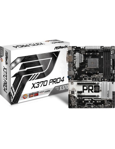 Asrock X370 Pro4 AMD X370 Zócalo AM4 ATX