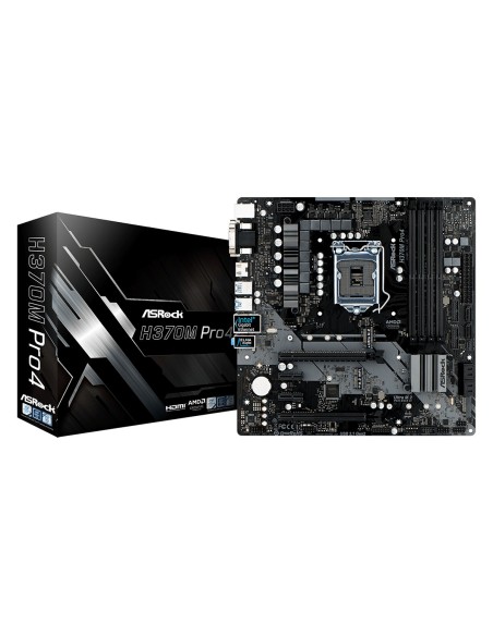 Asrock H370M Pro4 Intel® H370 LGA 1151 (Zócalo H4) micro ATX