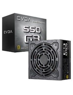 EVGA SuperNOVA 550 G3 unidad de fuente de alimentación 550 W 24-pin ATX ATX Negro