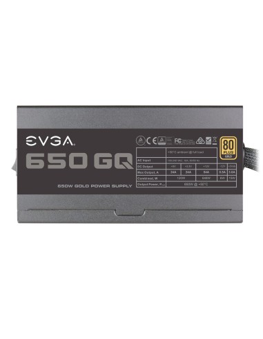 EVGA 650 GQ unidad de fuente de alimentación 650 W 24-pin ATX ATX Negro