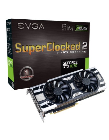 EVGA 08G-P4-6573-KR tarjeta gráfica NVIDIA GeForce GTX 1070 8 GB GDDR5