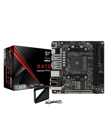 Asrock Fatal1ty X470 Gaming-ITX ac AMD Promontory X470 Zócalo AM4 micro ATX