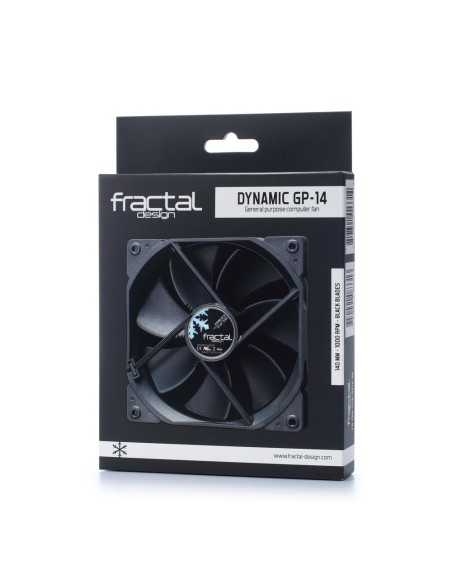 Fractal Design FD-FAN-DYN-GP14-BK ventilador de PC Carcasa del ordenador 14 cm Negro