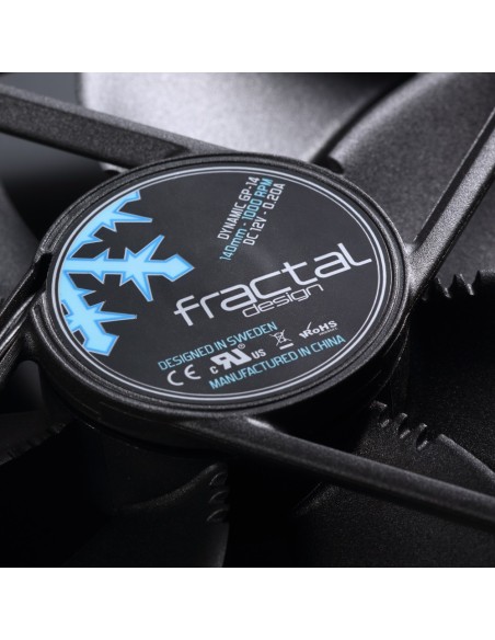 Fractal Design FD-FAN-DYN-GP14-BK ventilador de PC Carcasa del ordenador 14 cm Negro